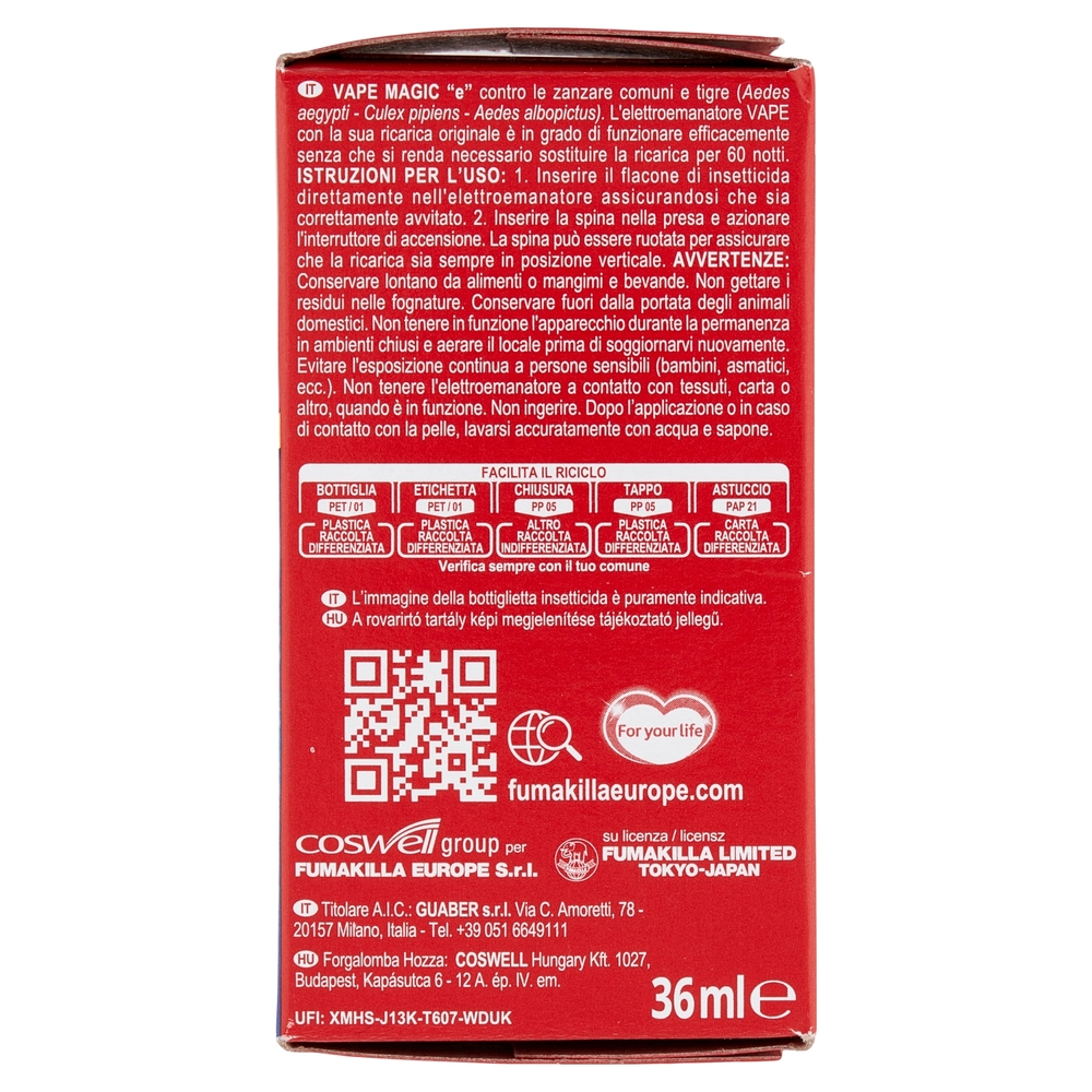 VAPE Liquido Classic Ricarica 36 ml